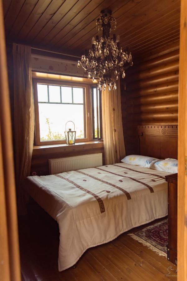 *2 Bdr Log House /Mountains/Queen Bed/Fireplace Gourri Luaran gambar