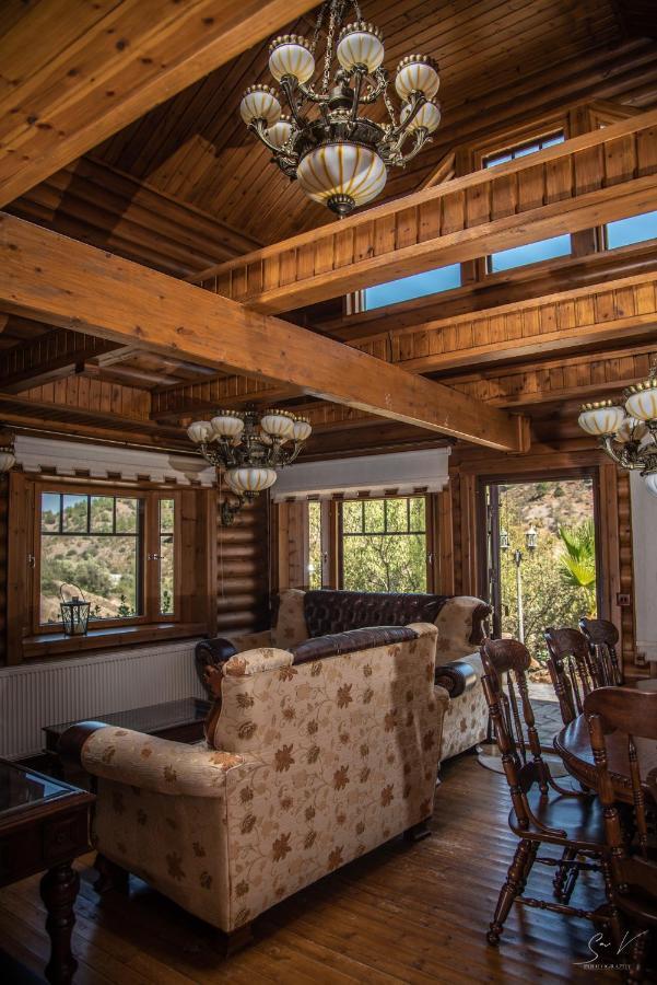 *2 Bdr Log House /Mountains/Queen Bed/Fireplace Gourri Luaran gambar